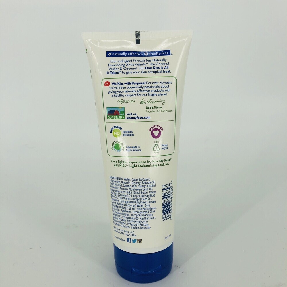 Kiss My Face Rich Moisturizer Super Hydrating Coconut & Coconut Water 6oz Disc - Picture 3 of 4